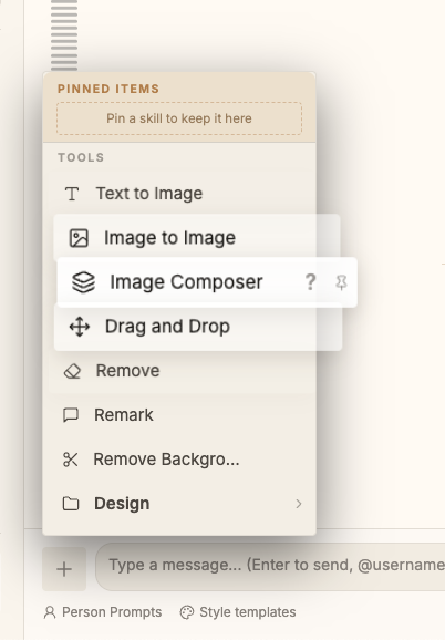 WeBoard designer-developed plugin tool for DIY room design.
